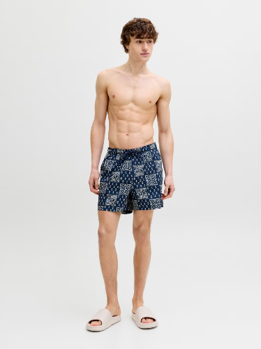 Resim Jack & Jones Jpstmauı Shell Aop Swım Shorts Reg Erkek Deniz Şortu 12291808