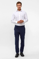 Resim Süvari Regular Kalıp  Polyester Viskoz Düz  Erkek Klasik Pantolon PN1014400461