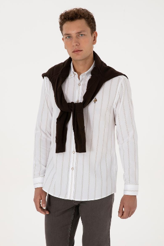 Resim U.S. Polo Assn. Sebastıan025K Erkek Dokuma Gömlek 2234519