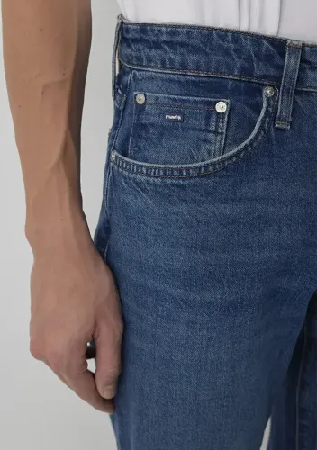 Resim Mavi Marcus Erkek Jean Pantolon M00351A4072