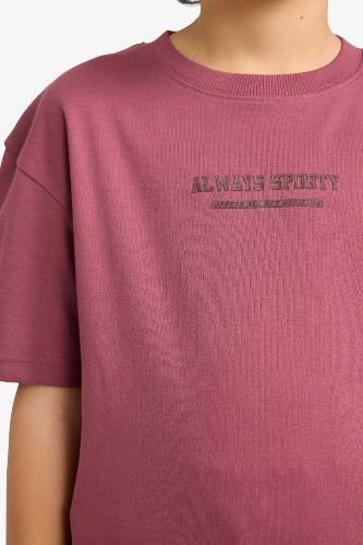 Resim Defacto Erkek Çocuk T-shirt G6485A8/BR174