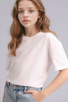 Resim Defacto Kız Çocuk T-shirt D9099A8/WT34