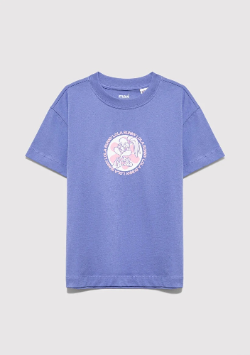 Resim Mavi Kız Çocuk T-shirt M7610416-70662