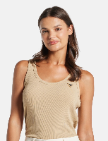 Resim Guess Athleisure  Kadın  T-shirt V4YP06K8RT2-G6K5 Colette Rıb Tank