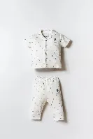 Resim U.S. Polo Assn Bebek Erkek Bebek Pijama Takım USB2852