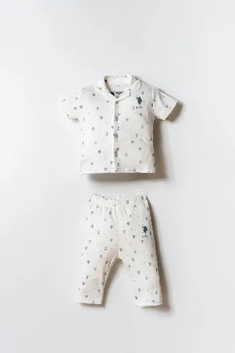 Resim U.S. Polo Assn Bebek Erkek Bebek Pijama Takım USB2852