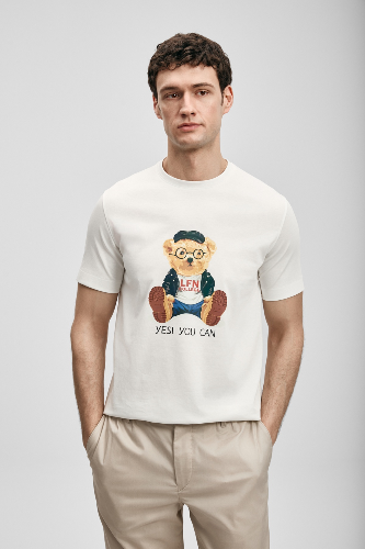 Resim Lufian Teddy Erkek T-shirt 111020305