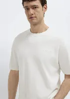Resim Mavi Erkek T-shirt M0612645-70057