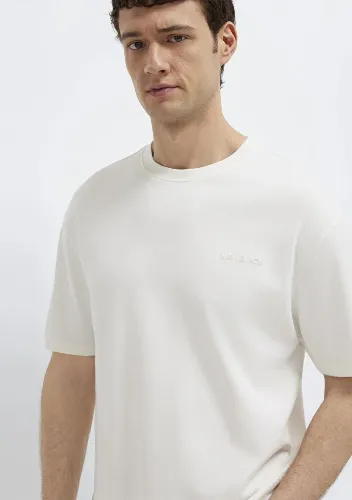 Resim Mavi Erkek T-shirt M0612645-70057