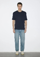 Resim Mavi Erkek T-shirt M0613168-83699