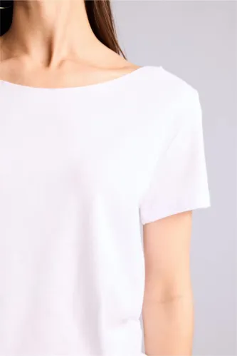 Resim Defacto Kadın T-shirt H8085AX/WT32