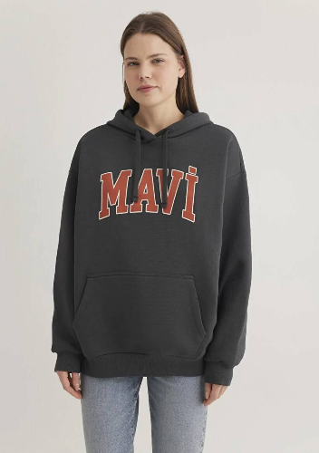 Resim Mavi Logo Kadın Sweat M1600361-80106