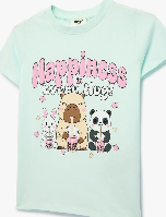 Resim Koton Kız Çocuk T-shirt 6SKG10327AK