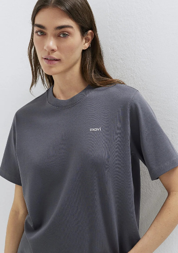 Resim Mavi Kadın T-shirt M1613882-83620