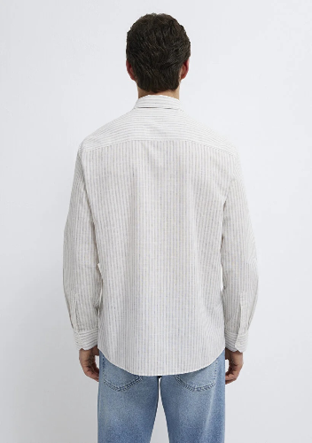 Resim Mavi Erkek Uzun Kol Gömlek M0212004-91559