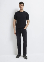 Resim Mavi Erkek Triko T-shirt M0710250-900