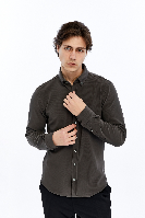 Resim Paul&More Yaka Düğmeli Ön Fitil Gömlek 70085