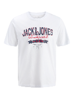 Resim Jack & Jones Jjelogo Tee Ss O-Neck 2 Col Ss26 Sn Erkek T-shirt 12288016