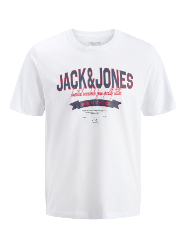 Resim Jack & Jones Jjelogo Tee Ss O-Neck 2 Col Ss26 Sn Erkek T-shirt 12288016