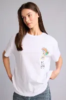 Resim Defacto Kadın T-shirt G5045AX/WT32