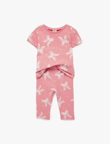 Resim Koton Kız Bebek T-shirt 6smg10036ak