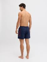 Resim Jack & Jones Jpstmauı Wave Logo Swım Shorts Reg Sn Erkek Deniz Şortu 12291391