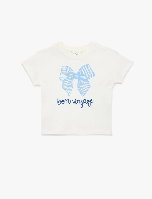 Resim Koton Kız Bebek T-shirt 6SMG10027AK