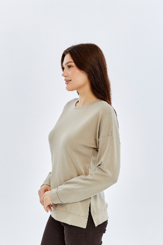 Resim Viole&More Kadın Pantolon Takım 2354  Yırtmaçlı Modal Klasik