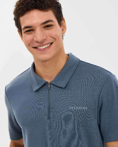 Resim Skechers  M Regular Fit Polo Erkek T-shirt S2610080-4222