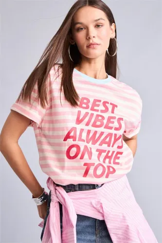 Resim Defacto Kadın  T-shirt H6969AX/BE440
