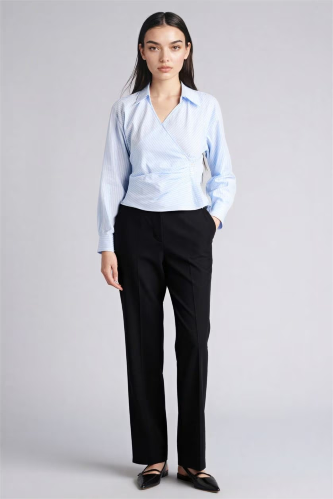 Resim Defacto Kadın Uzun Kol Gömlek F9765AX/BE791