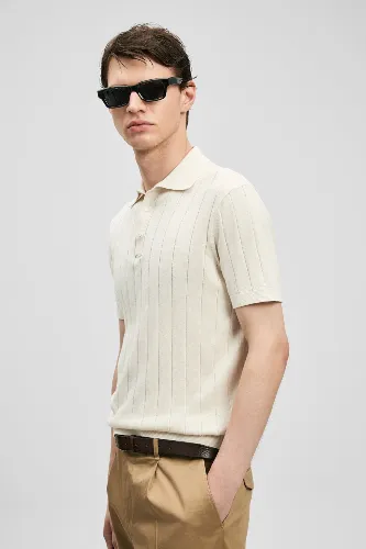 Resim Lufian Bold Erkek Triko T-shirt 111090137