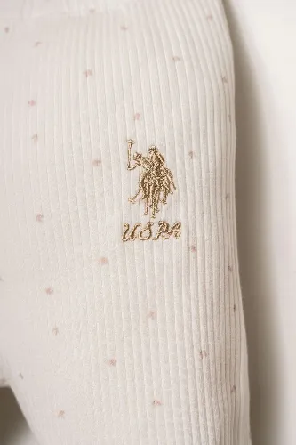 Resim U.S. Polo Assn Bebek Kız Bebek Pijama Takım USB2952
