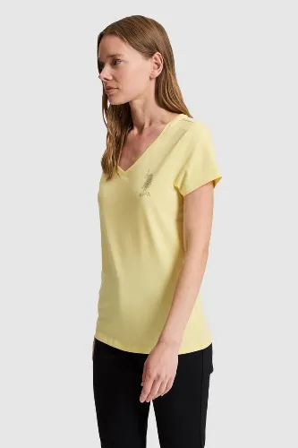 Resim U.s. Polo assn. Kadın T-shirt PU-8808 Tv01-Iy26