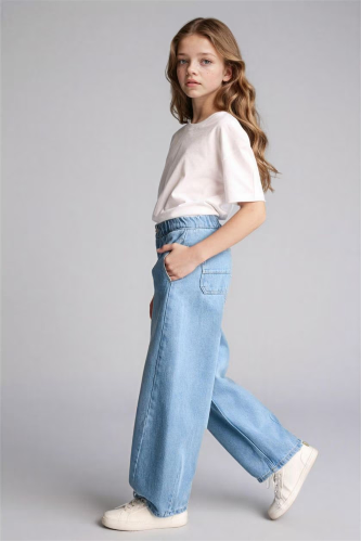 Resim Defacto Kız Çocuk Jean Pantolon G0248A8/NM28