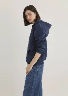 Resim Mavi Kapüşonlu Kadın Sweatshirt M167299-70488