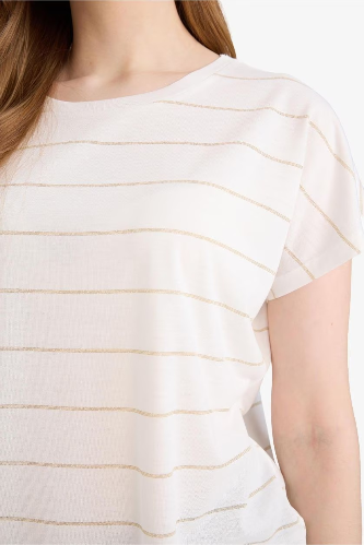 Resim Defacto Kadın T-shirt E6075AX/ER102