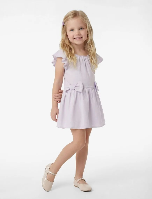 Resim Koton Kız Bebek Elbise 6SMG80040AW