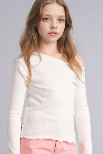 Resim Defacto Kız Çocuk T-shirt G7586A8/WT34