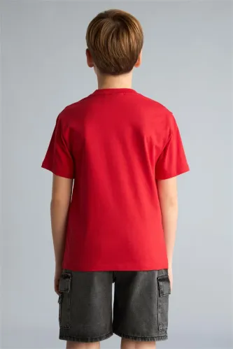 Resim Defacto Erkek Çocuk T-shirt H3708A8/RD227
