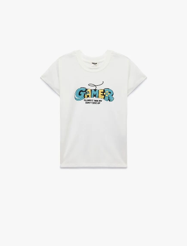 Resim Koton Erkek Çocuk T-shirt 6SKB10576TK