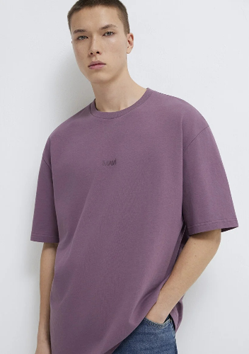 Resim Mavi Erkek T-shirt M0613093-70648