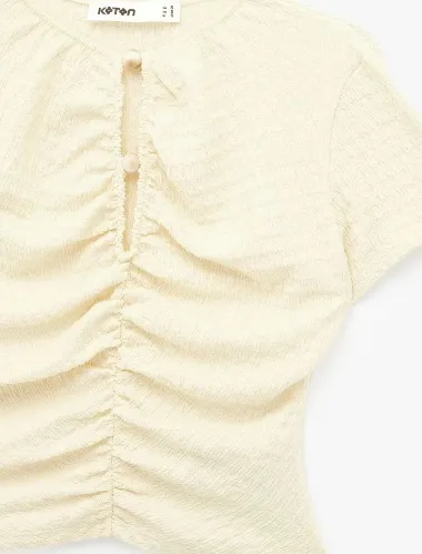 Resim Koton Kadın T-shirt 6SAK50446EK