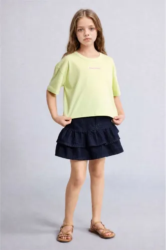 Resim Defacto Kız Çocuk T-shirt H7250A8/GN664