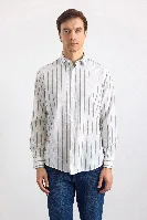 Resim Süvari Cotton Regular Uzun Kol Gömlek Erkek Gömlek SGM1008400007