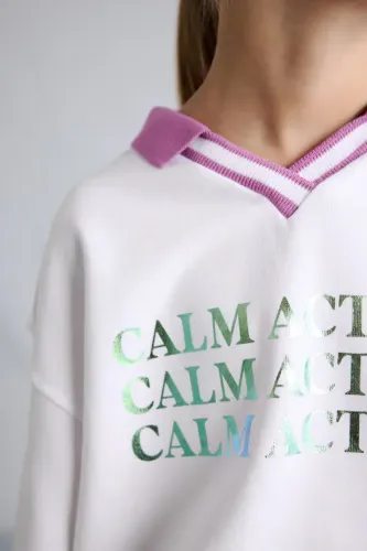 Resim Defacto Kız Çocuk Sweat I3837A8/WT34