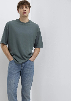 Resim Mavi Erkek T-shirt M0613113-71598