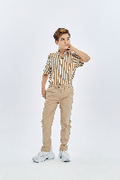 Resim Yenikoza Erkek Çocuk Kanvas Pantolon