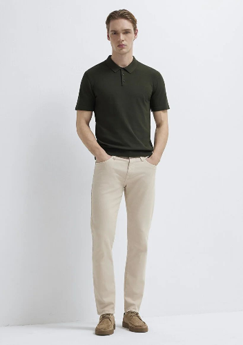 Resim Mavi Marcus Erkek Kanvas Pantolon M00351A2795