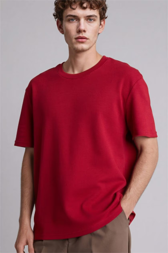 Resim Defacto Erkek T-shirt F9675AX/BR466